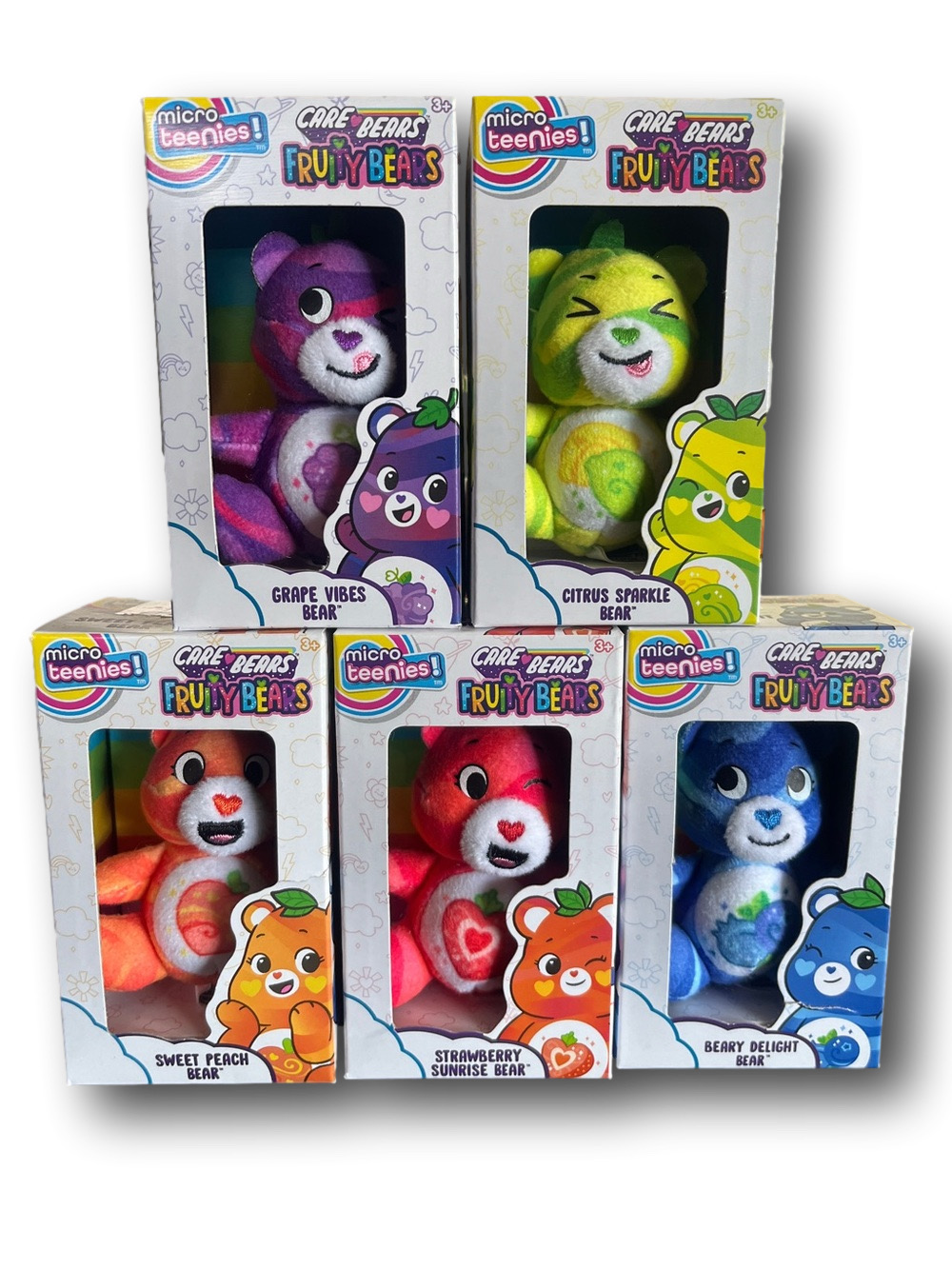Care Bears Fruity Bears Micro Teenies - Assorted Colors- Choose 1